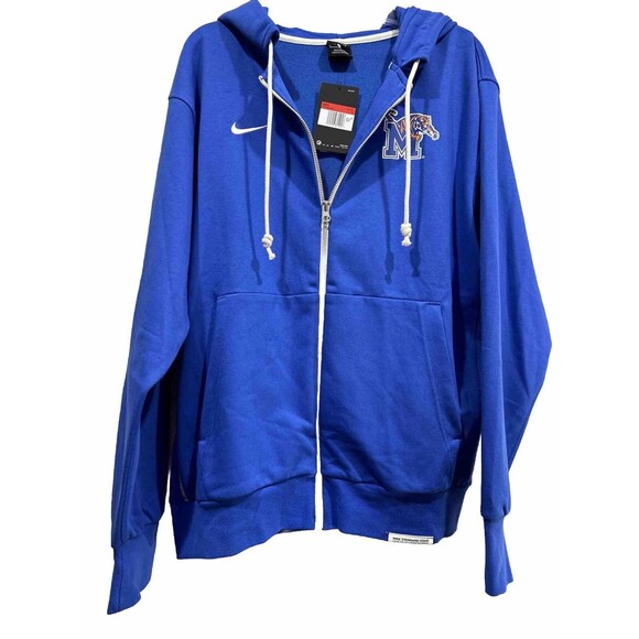 Nike Dri Fit Men’s Memphis Tigers Zip Up Hoodie Sweater - L - NWT - Picture 5 of 6